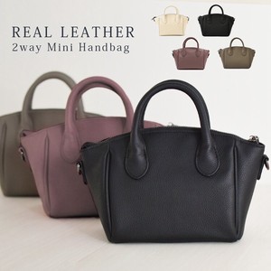 Tote Bag Cattle Leather Mini 2Way