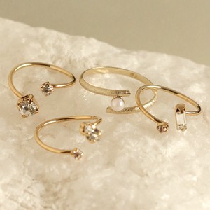 Gold-Based Ring Rings Jewelry Made in Japan