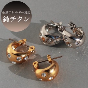 Pierced Earrings Titanium Post Jewelry Made in Japan