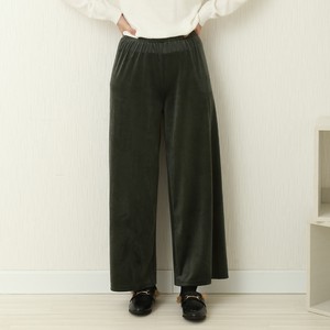 Full-Length Pant Velour Wide Pants