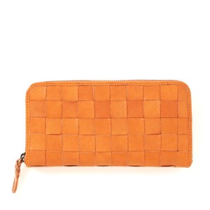 Long Wallet Zucchero SARAI Large Capacity Genuine Leather Ladies'