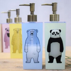 BEAR　ディスペンサー　風呂　バス用品　クマ　パンダ　シャンプー容器
