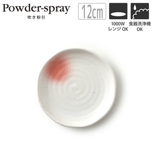吹き粉引 4.0寸皿 おしゃれ 和風 和食器 陶器 シンプル かわいい T-783092