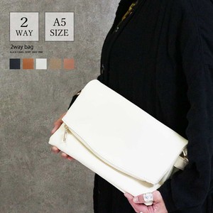 Shoulder Bag Faux Leather 2-way