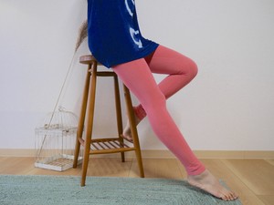 Leggings Plain Color Organic Cotton Ladies'
