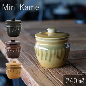日本製 TAMAKI ミニカメ 2号 おしゃれ 食器 陶器 保存 梅干し 美濃焼 瓶
