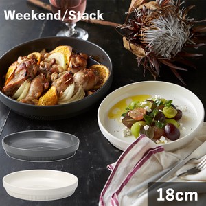 MIKASA ミカサ スタック プレート18 おしゃれ 食器 陶器 お皿 オーブン対応