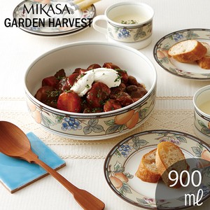 MIKASA ミカサ ガーデンハーベスト シリアルボウル16 おしゃれ 食器 陶器 お皿 レトロ オーブン対応