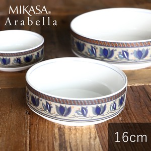 MIKASA ミカサ アラベラ シリアルボウル16 おしゃれ 食器 陶器 お皿 レトロ オーブン対応