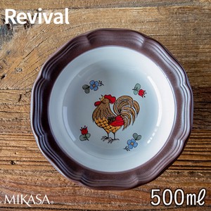MIKASA ミカサ リバイバル アーリーモーニング ボウル19 おしゃれ 食器 陶器 お皿 レトロ オーブン対応