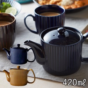 Teapot Brown Gift Blue M Tea Pot