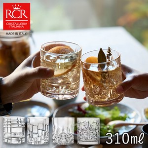 4柄 イタリア製 RCR ロックグラス おしゃれ 食器 クリスタルガラス コップ グラス ワイン