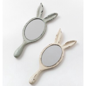 【人気商品】うさぎ手鏡（3カラー） M45-0609