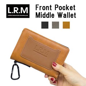フロントポケットミドル財布 メンズ ミドルウォレット プレゼント 通勤 通学 大人気  高見え LRM