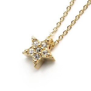 Gold Chain Necklace Star Jewelry Made in Japan