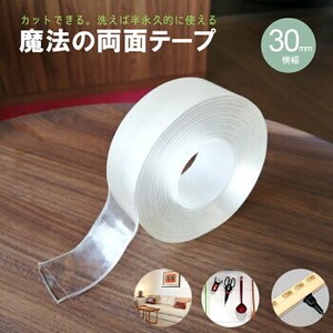 Disaster Preparedness Double-Sided Tape Clear 3m