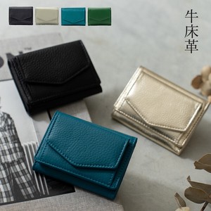 Trifold Wallet Cattle Leather Mini