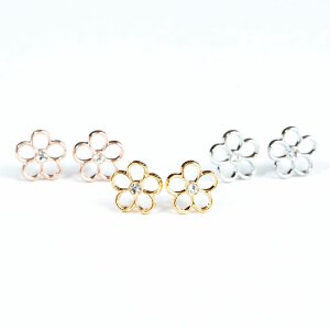 Pierced Earringss Ceramic New Color Made in Japan