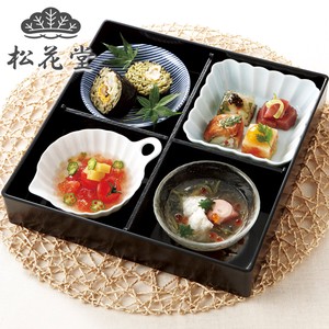 Mino ware Bento Box Four-Partitioned Made in Japan