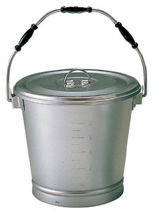 丸型一重食缶/学校病院給食缶・液体保存・運搬容器