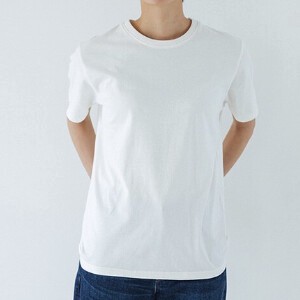 【フェアトレード】オーガニックコットンベーシックTシャツ・エコホワイト[ユニセックス]