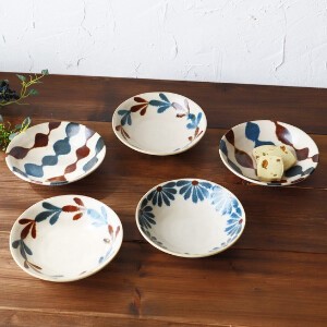 Mino ware Side Dish Bowl Gift Set Set of 5