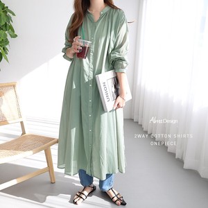 Casual Dress Flare Long Sleeves One-piece Dress