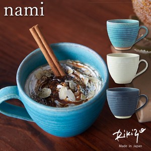 全3色 美濃焼 日本製 TAMAKI Rikizo ナミ マグカップ お皿 おしゃれ 食器 陶器 北欧 ギフト 手作り