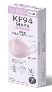Mask Pink Nonwoven-fabric 4-layers