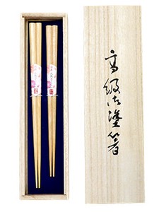 Chopsticks Gift Cherry Blossom Presents with Wooden Box Made in Japan