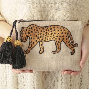 Pouch Embroidered M