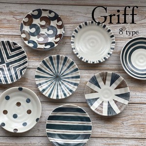 Griff【おしゃれ　豆皿　陶器　日本製　small plate　醤油皿　和食器　美濃焼】ヤマ吾陶器