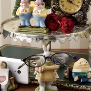 Storage Accessories Glasses Stand Rabbit Alice in Wonderland M