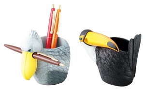 Pen Stand/Desktop Organizer Shoebill Toucan
