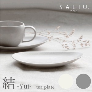 【SALIU】YUI -結- ティープレート　小皿/菓子皿/陶器/磁器/美濃焼/日本製/プレート/LOLO/ロロ