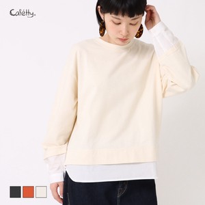 T-shirt cafetty Pullover Layered Look
