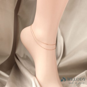 Anklet Layering Layered Jewelry Simple Made in Japan