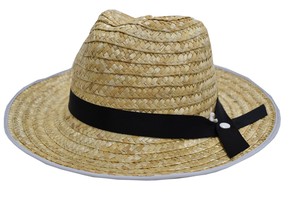 紫外線対策　【3枚組】ガーデニングハット 麦わら帽子　トルーマン型131
