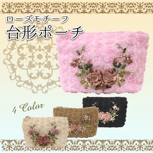 Pouch Mini Lightweight Floral Pattern Ladies' Japanese Pattern