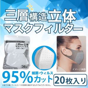マスク マスクフィルター マスク フィルター 立体 三層構造 20枚入り 衛生 衛生用品 人気 セール sale 即納