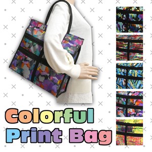 Tote Bag Pudding Floral Pattern Reusable Bag Ladies' Japanese Pattern