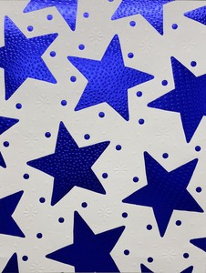 Medium Wrapper Christmas Star Stars 50 x 70cm