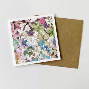 Greeting Card Design Flower Pudding