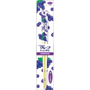 【ティーズ】お菓子シリーズ竹箸（21cm）マルカワフーセンガム／グレープ