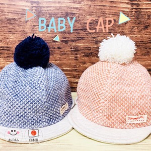 リブ付CAP♪【日本製】ベビー＆キッズ/子供帽子/秋冬