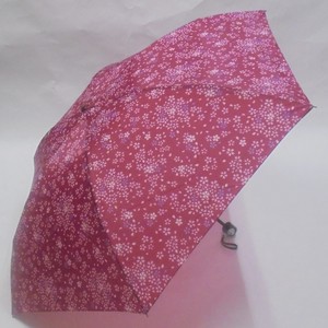 桜柄　大判60㎝　折傘