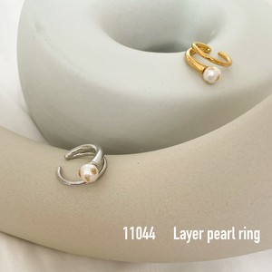 【即納商品】11044　Layer pearl ring レイヤーパールリング