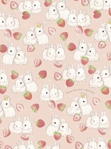 Knee Blanket Miki Takei Blanket Strawberry M