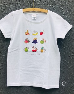 Tシャツ いちご/森山標子 T-shirt/ShinakoMoriyama