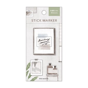 Sticky Note Loving Room Translucent Stick Markers Black
